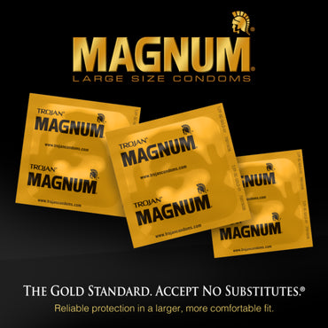 Trojan Magnum 3 Count Condoms
