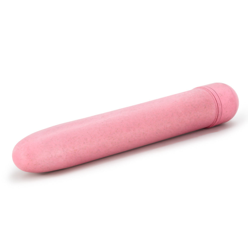 Gaia By Blush® | Eco: Plant-Based 7" Slim Multispeed Vibrator in Coral - Made from Sustainable BioFeel™