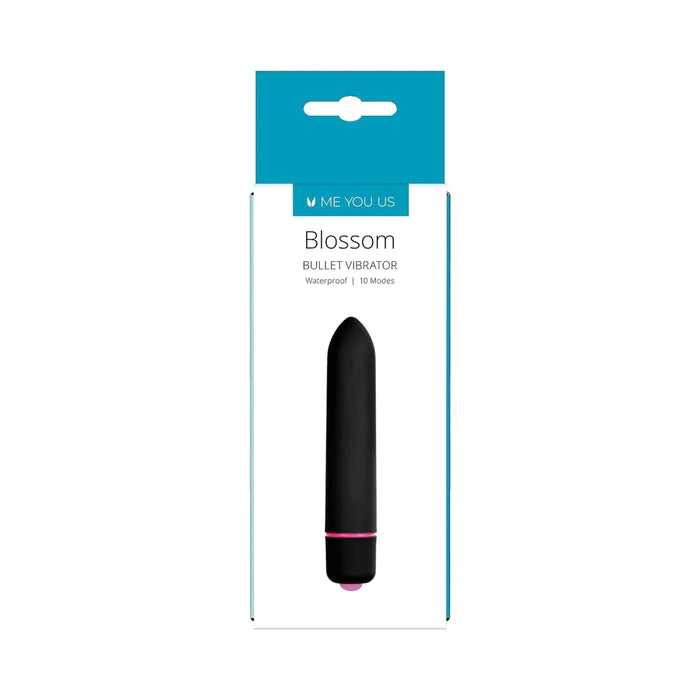 Me You Us Blossom 10 Mode Bullet Vibrator - Black