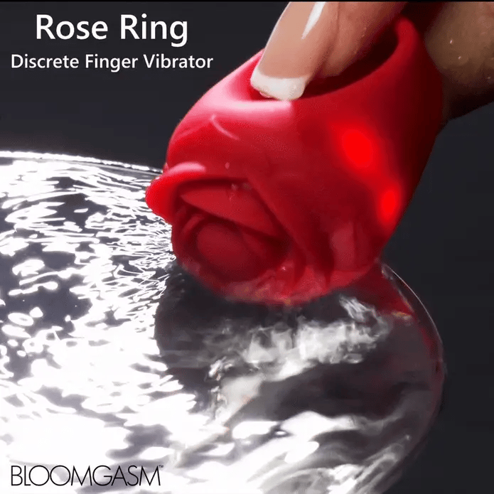 Rose Ring Finger Vibrator