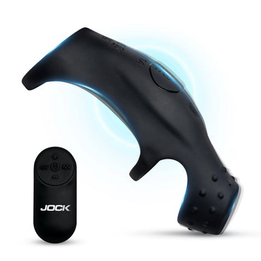 JOCK Rush Vibrating Penis Sleeve C-Ring w/ Remote