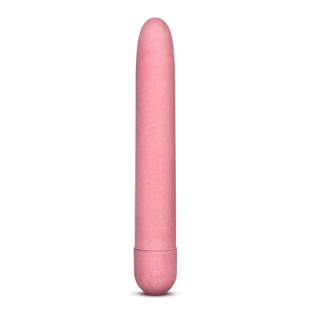 Gaia By Blush® | Eco: Plant-Based 7" Slim Multispeed Vibrator in Coral - Made from Sustainable BioFeel™