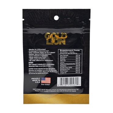 Gold Lion Enhancement - 1 ct.