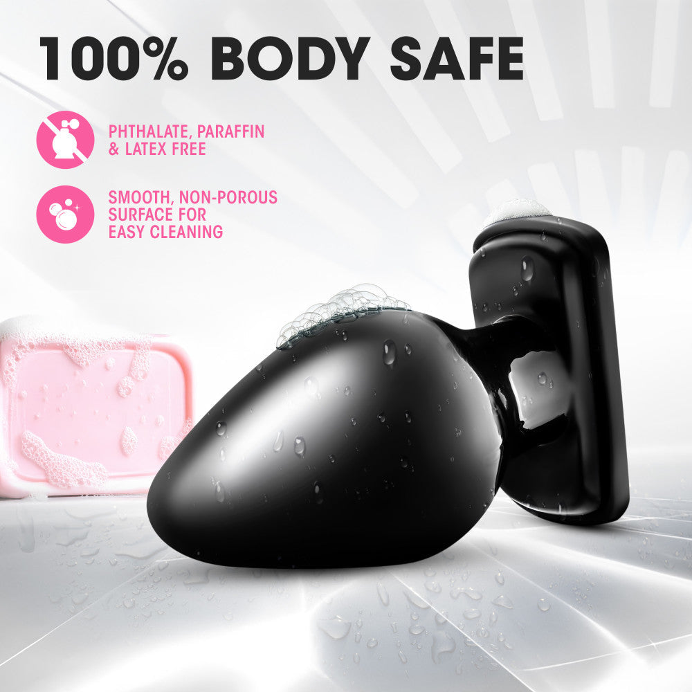Anal Adventures By Blush® | XXL Black 6-Inch Anal Plug
