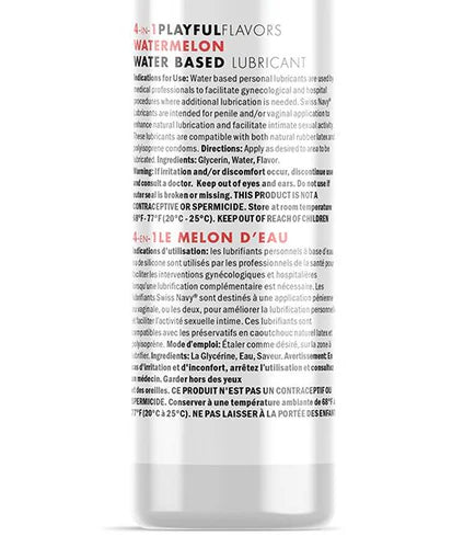 Swiss Navy 4 in 1 Watermelon Lube - 4 oz.