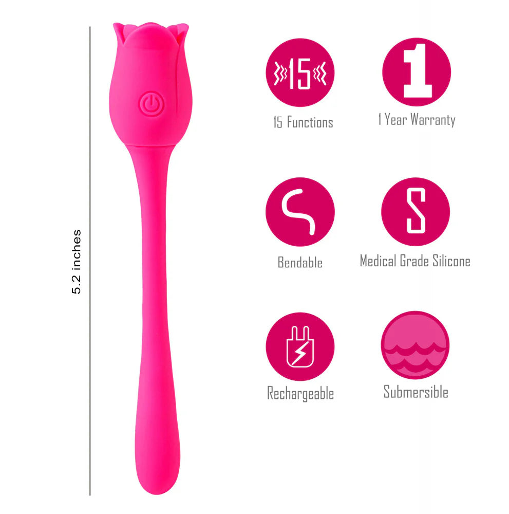 VIBELITE MEADOW 10-Function Rechargeable Wrap-Around Vibrator