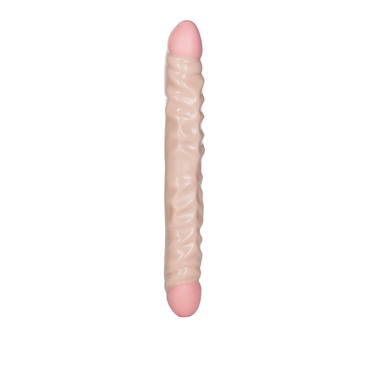 Veined Double Dong 12"/30.5 cm - Ivory