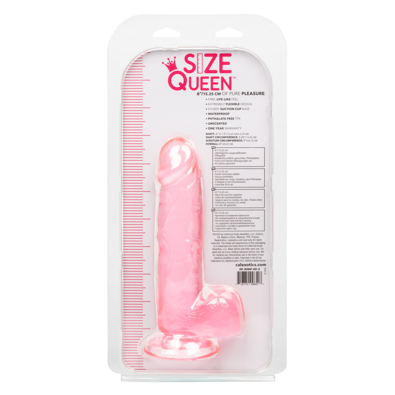 Size Queen® 6"/15.25 cm - Pink