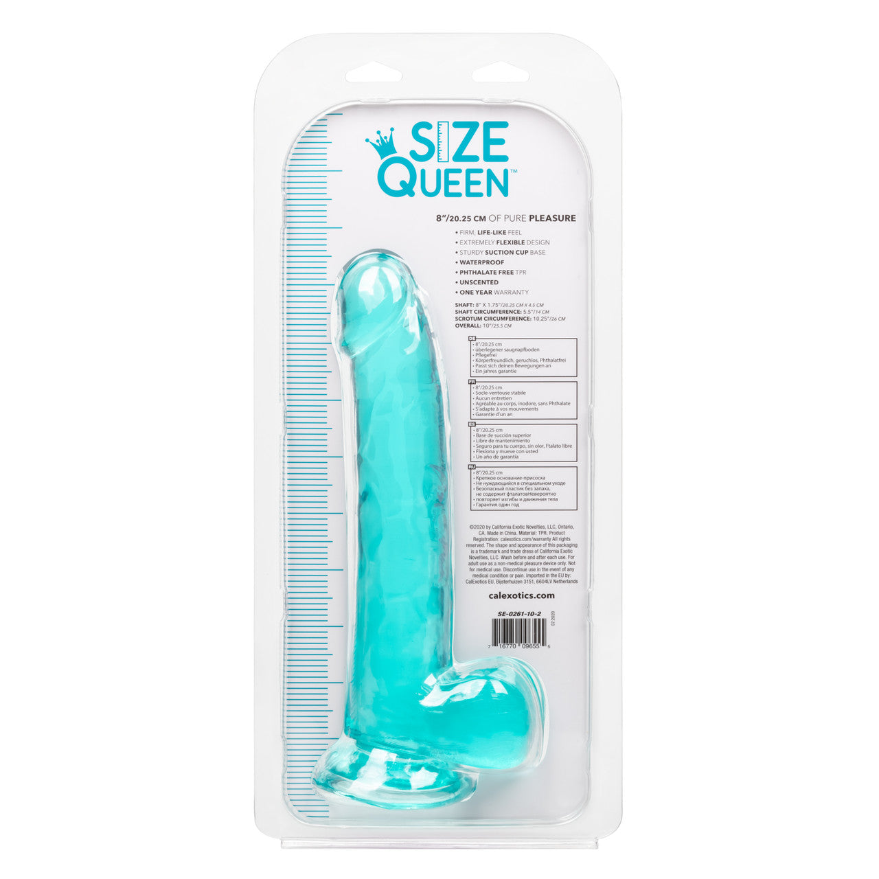 Size Queen® 8"/20.25 cm - Blue