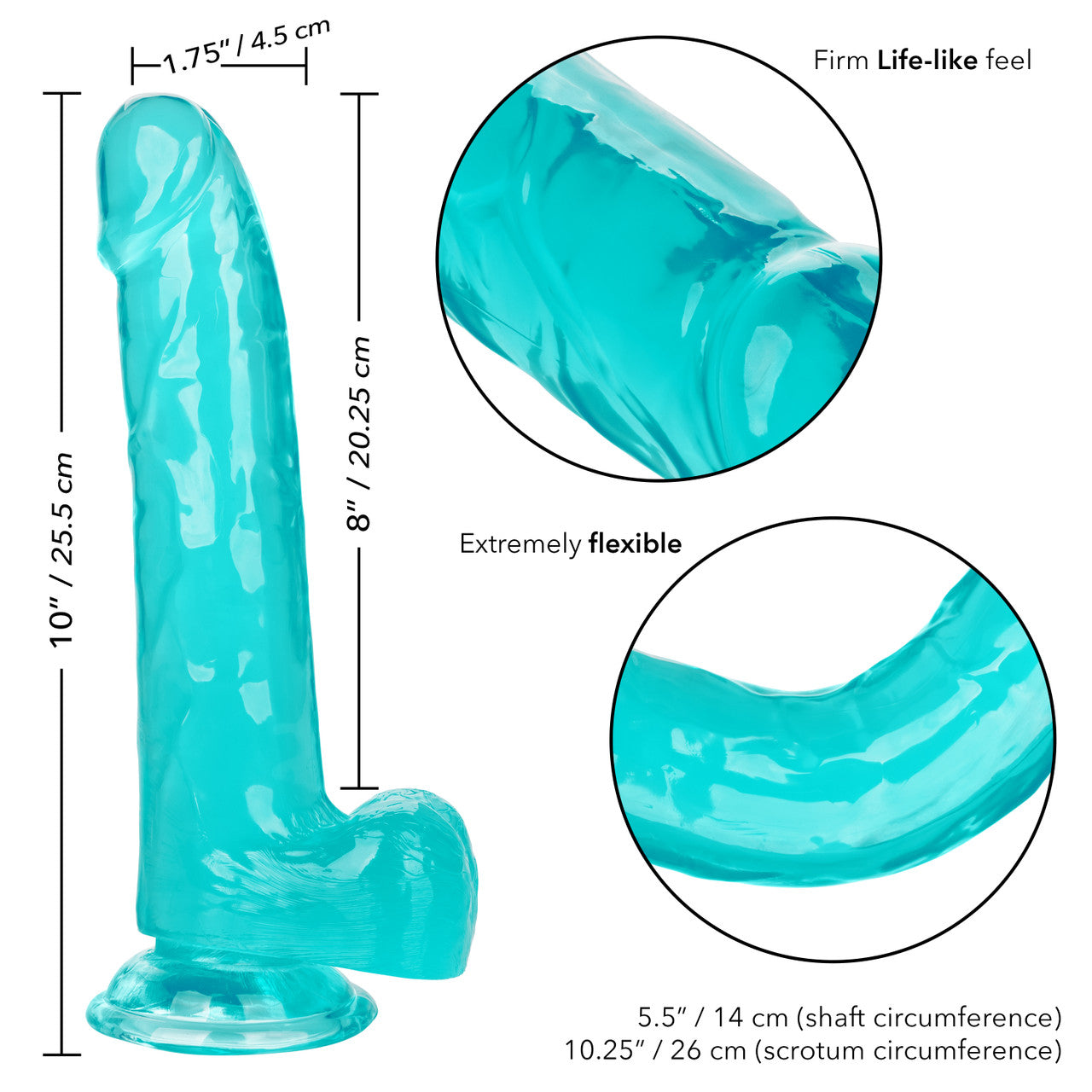 Size Queen® 8"/20.25 cm - Blue
