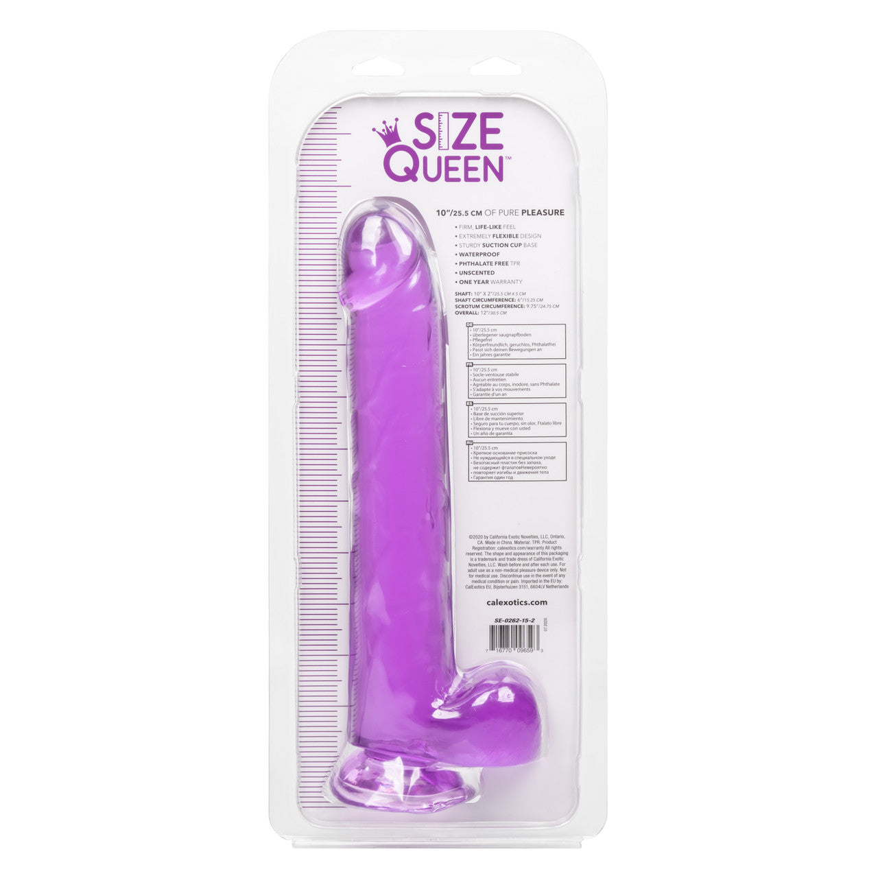 Size Queen® 10"/25.5 cm - Purple