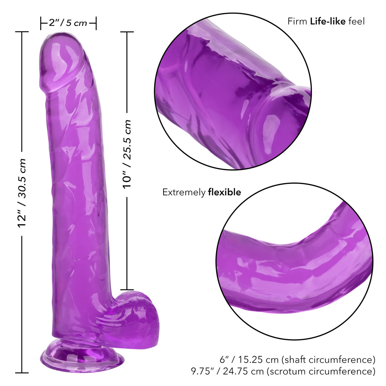 Size Queen® 10"/25.5 cm - Purple
