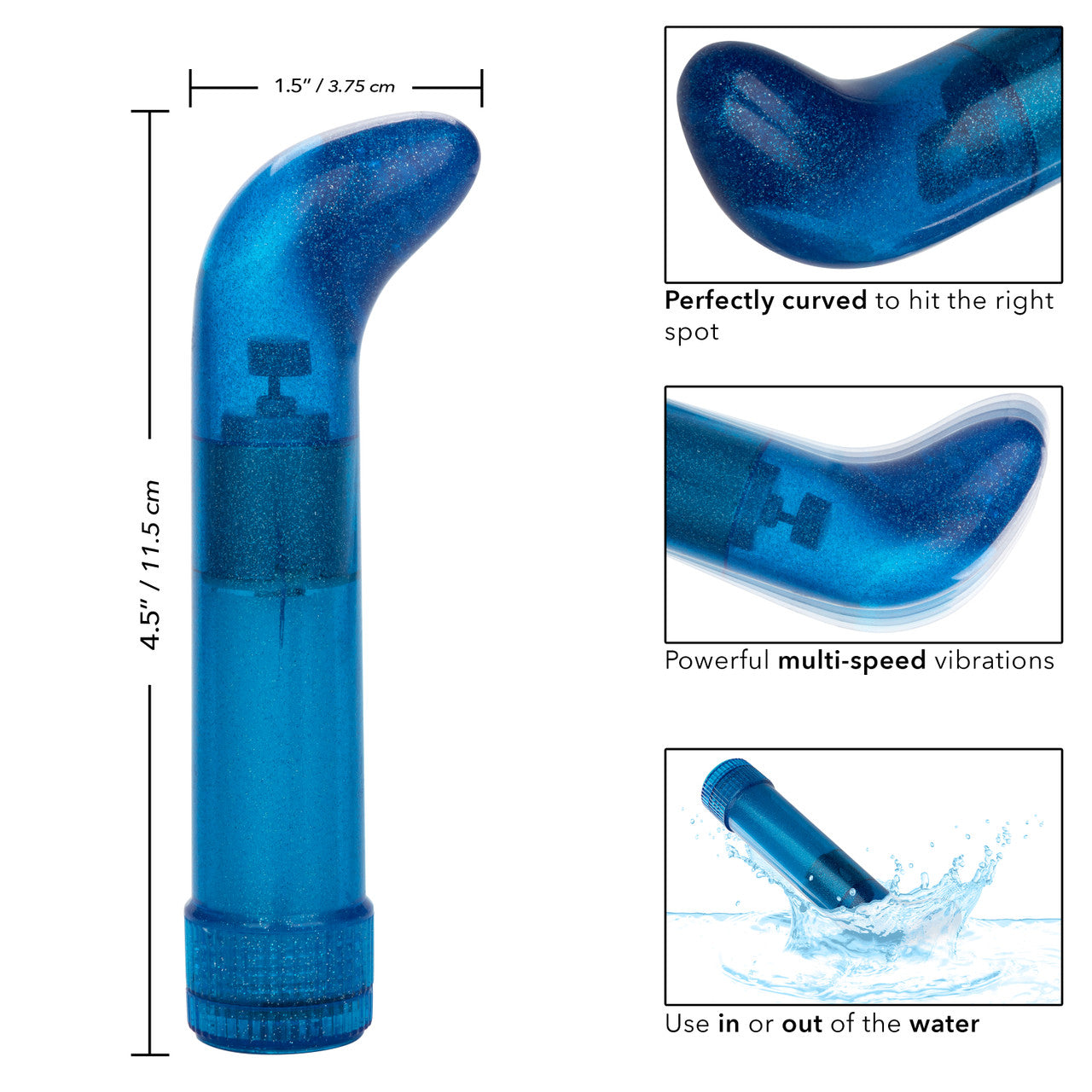 Shane's World® Sparkle "G" Vibe - Blue