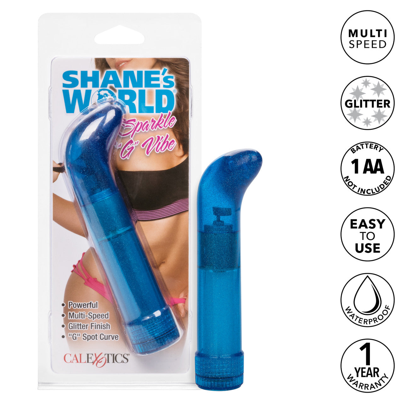 Shane's World® Sparkle "G" Vibe - Blue