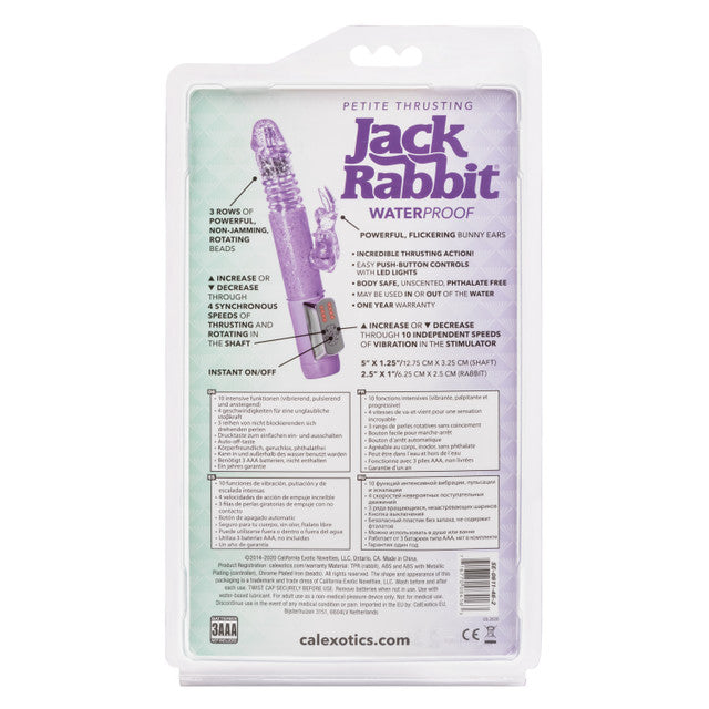 The Petite Thrusting Jack Rabbit - Purple