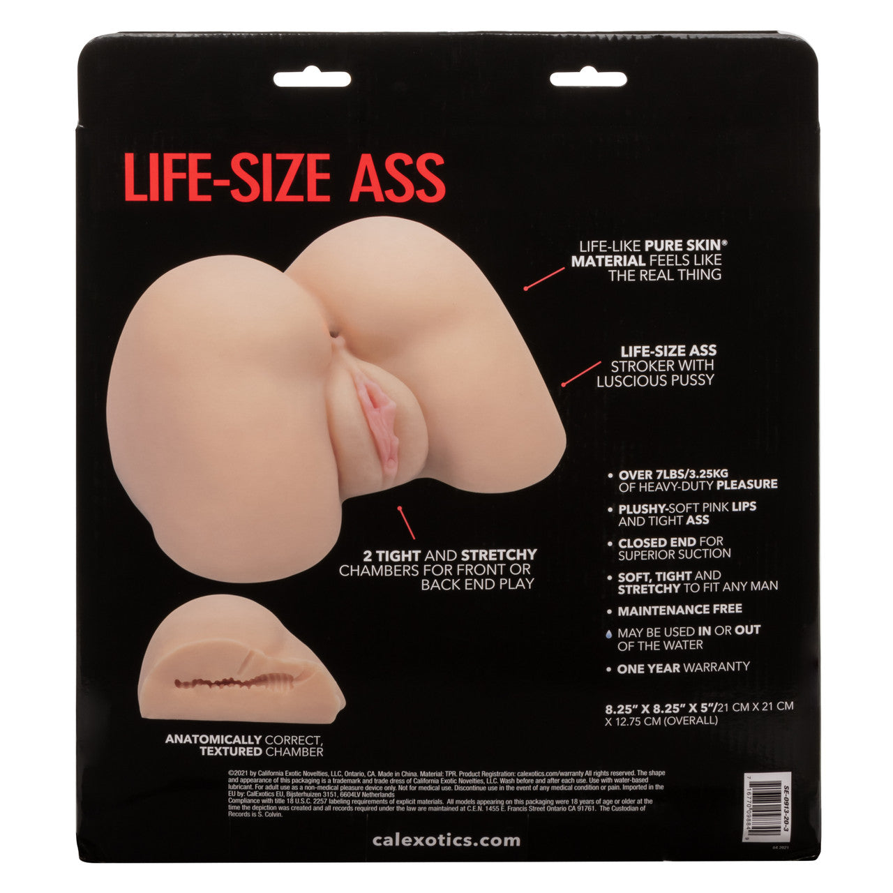Stroke It® Life-size Ass - Ivory