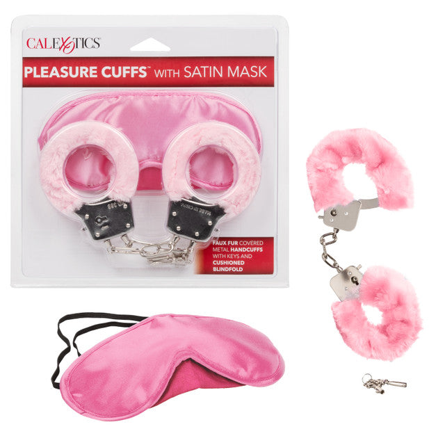 Pleasure Cuffs™ With Satin Mask