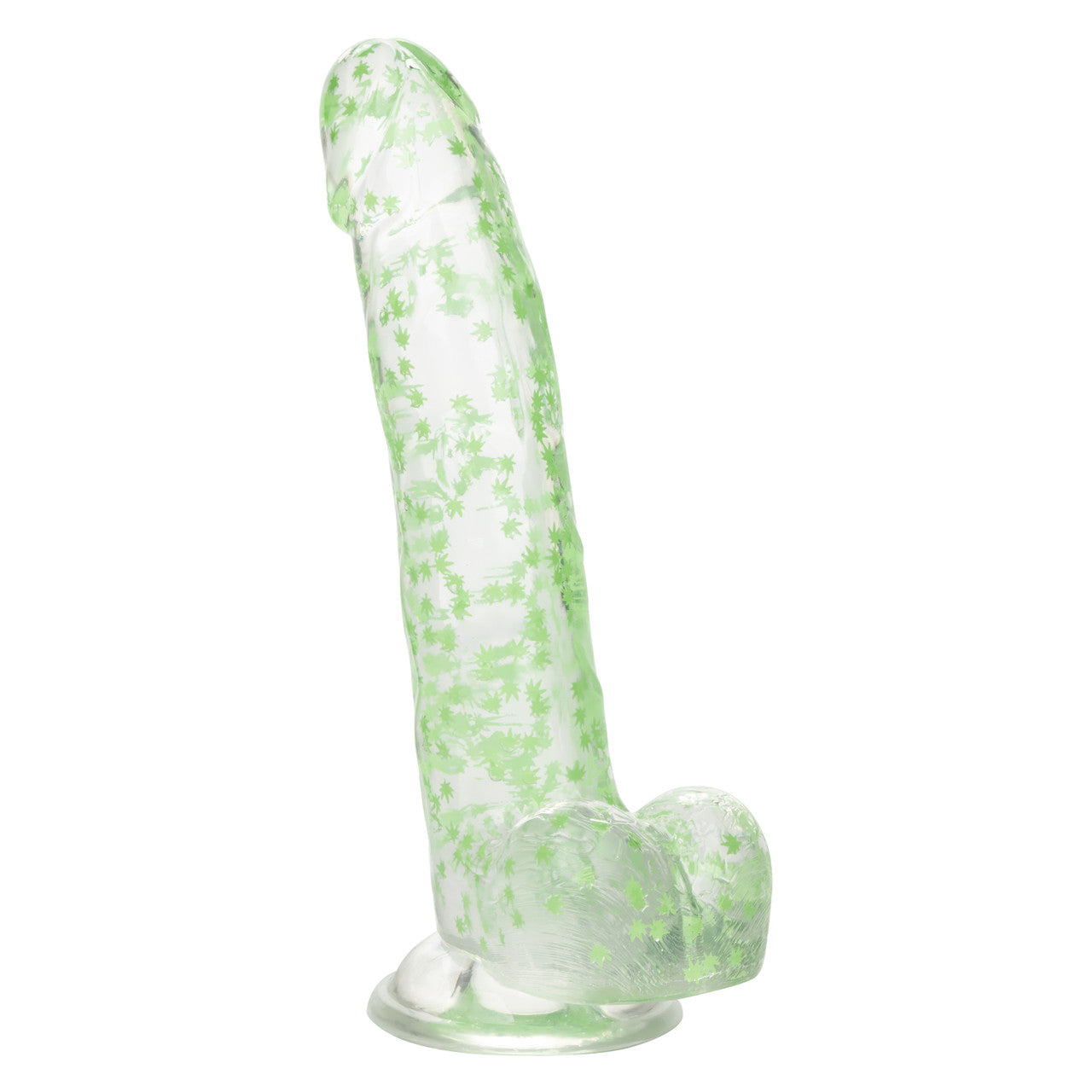 Glow-in-the-Dark Weed Leaf Dong