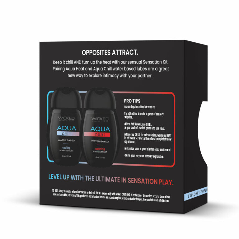 Aqua Lube Heat + Chill Sensation Kit