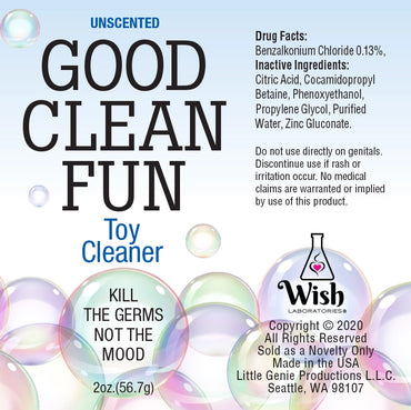 Good Clean Fun Toy Cleaner- 2oz Unscented