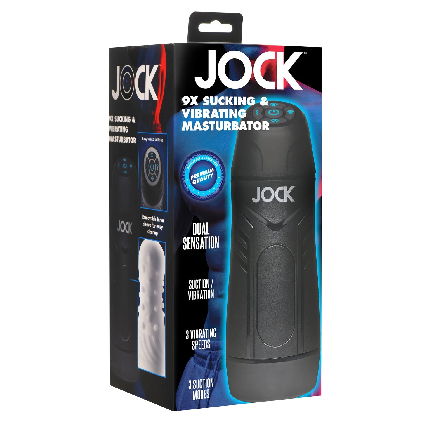 Jock 9x Sucking & Vibrating Masturbator