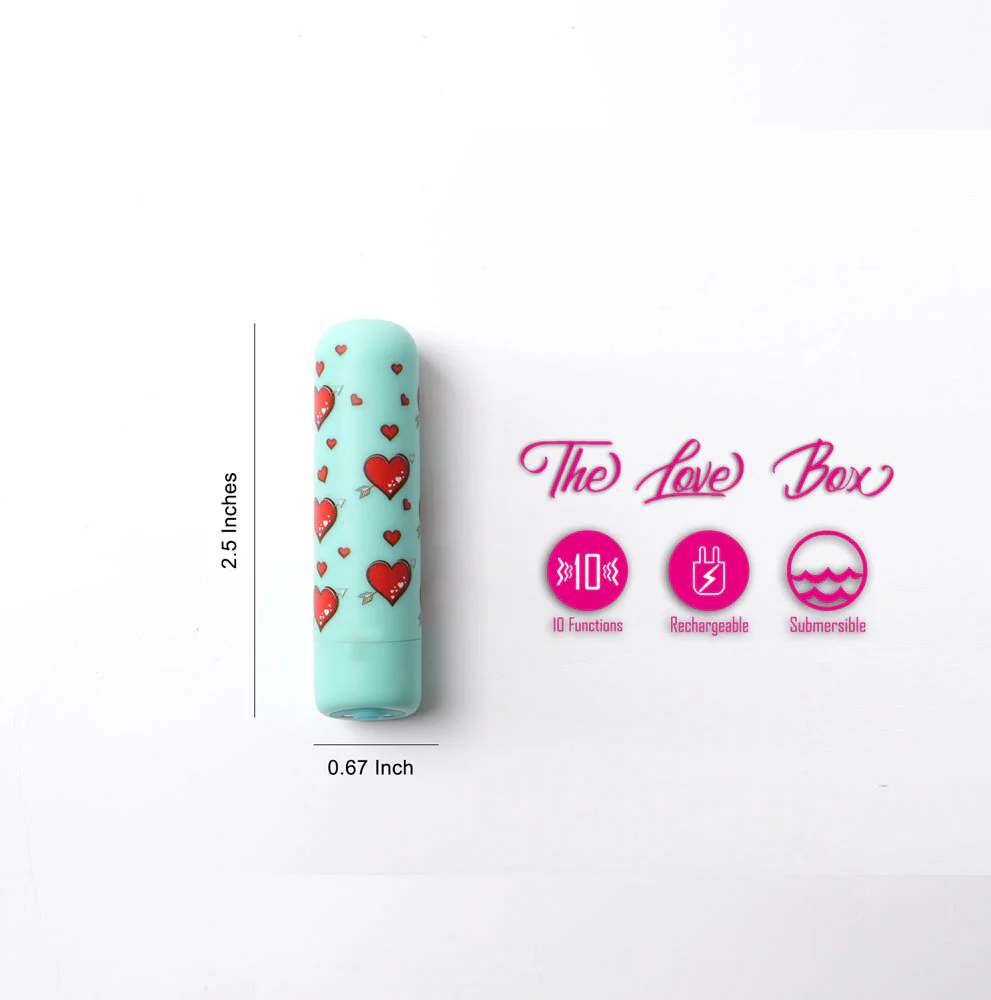 VIBELITE Jilly Mini Bullet + Silicone Finger Sleeve