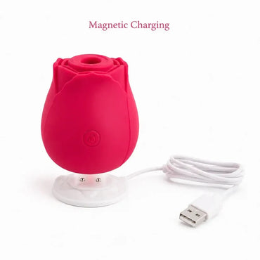 Sucking Rose Vibrator - Red