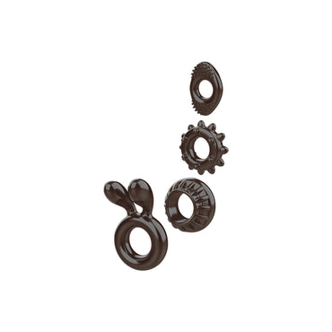 Ring My Bell Cock Rings - 4 Pack