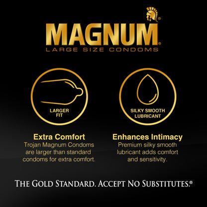 Trojan Magnum XL 3 Count Condoms