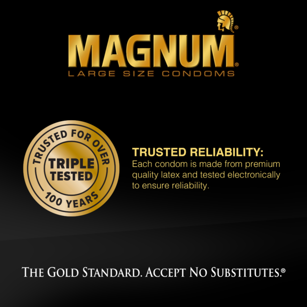 Trojan Magnum Bareskin 3 Count Condoms
