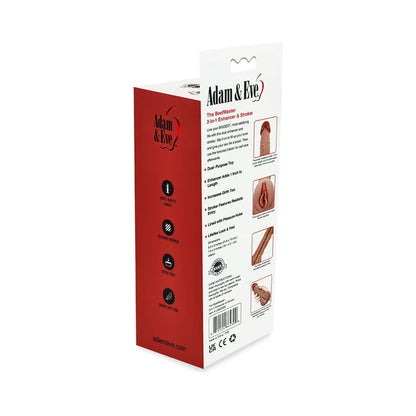Adam & Eve The Beefmaster 2-in-1 Enhancing Stroker