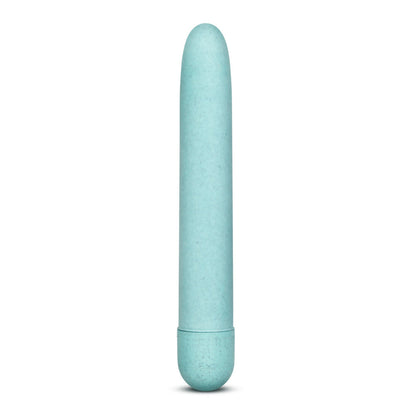 Gaia By Blush® | Eco: Plant-Based 7" Slim Multispeed Vibrator- Aqua