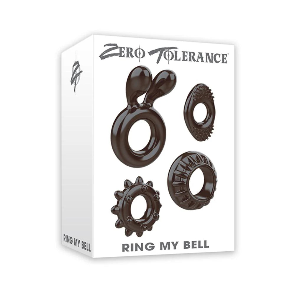 Ring My Bell Cock Rings - 4 Pack
