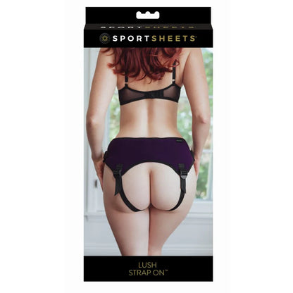 Sportsheets Lush Strap-On Harness - Purple