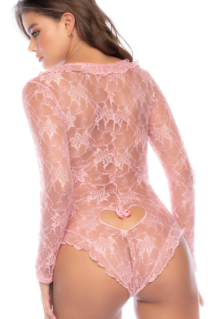 Pink Sleep Romper by Mapale