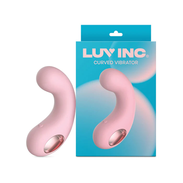 Luv Inc. Curved Vibrator - Light Pink Christie's Toy Box Luv Inc. Curved Vibrator - Light Pink Christie's Toy Box