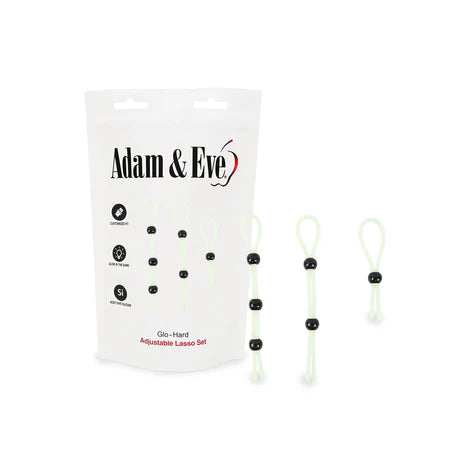 Adam & Eve Glo-Hard Adjustable Lasso Set