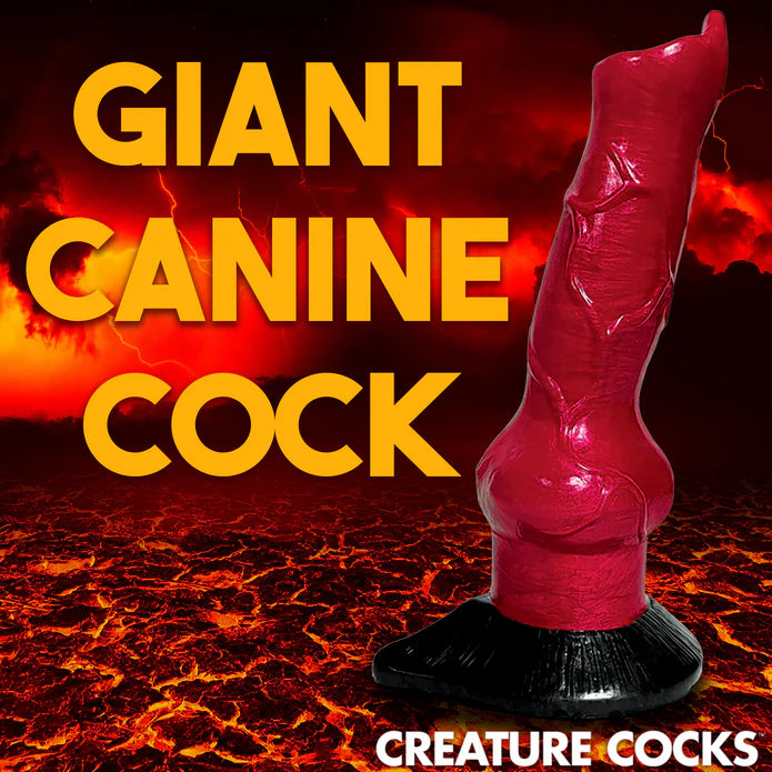 Creature Cocks - Hell-Hound Canine Penis Silicone Dildo