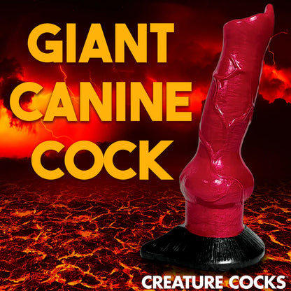 Creature Cocks - Hell-Hound Canine Penis Silicone Dildo