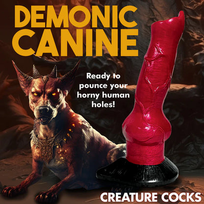 Creature Cocks - Hell-Hound Canine Penis Silicone Dildo