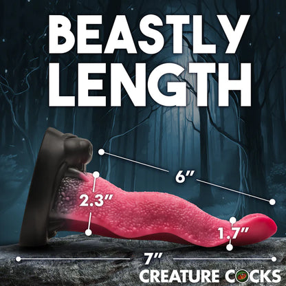 Wolf's Lick Wolf Maw Silicone Dildo