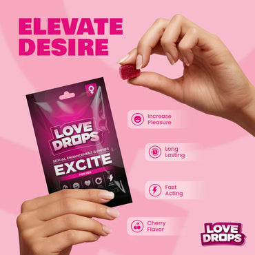 Love Drops EXCITE Enhancement Gummies for HER