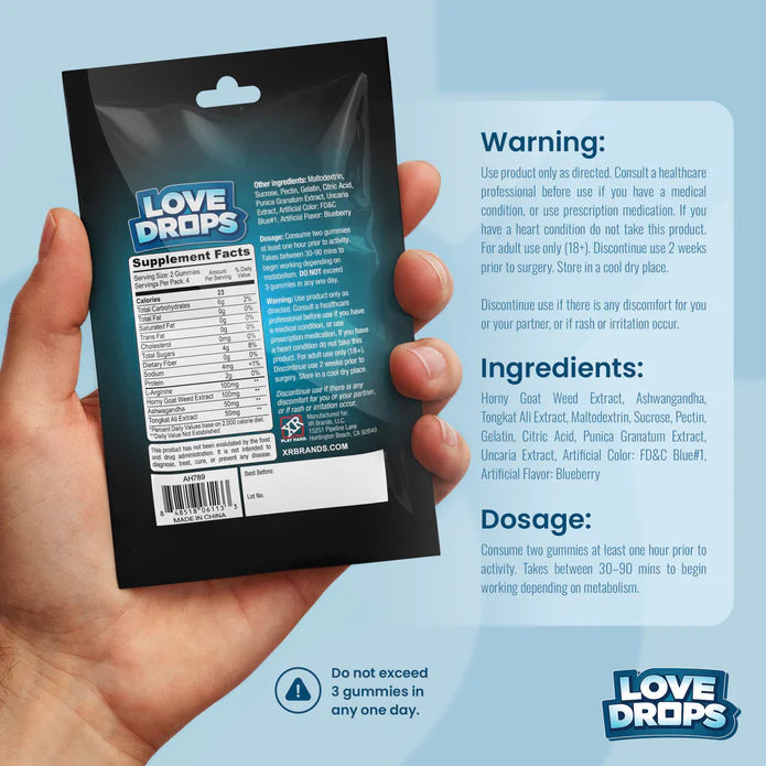Love Drops HARD Male Enhancement Gummies