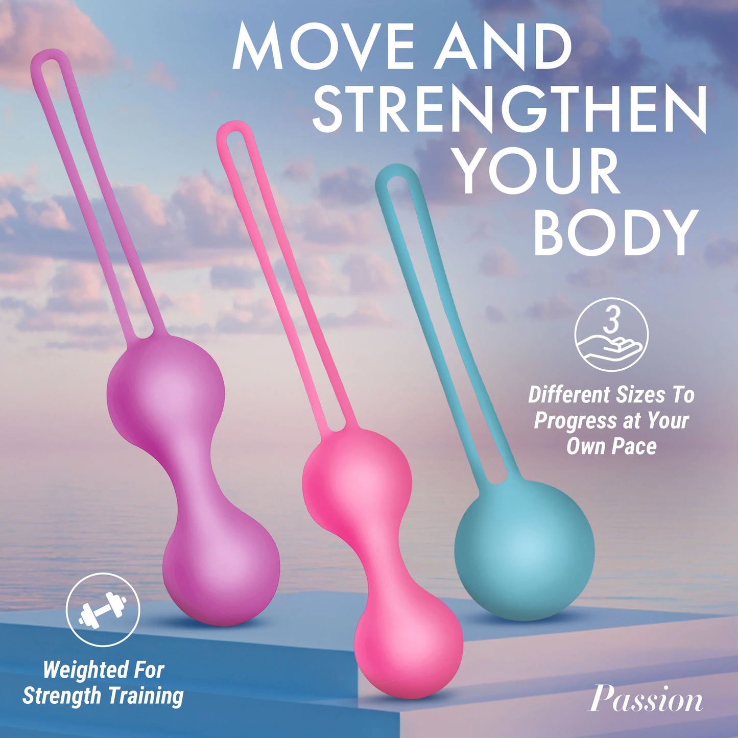 Silicone Weighted Kegel Ball Set