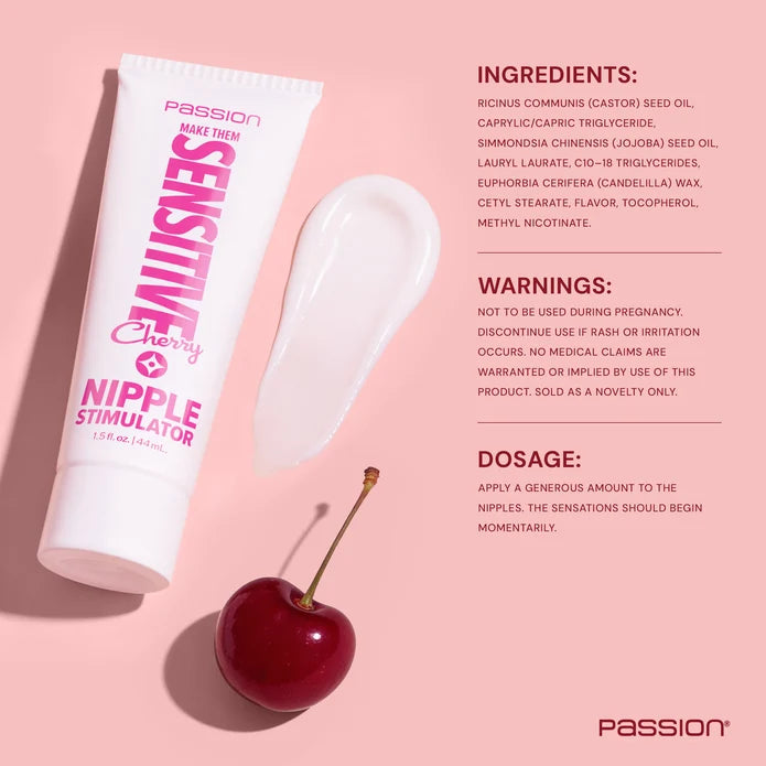 Make Them Sensitive Nipple Stimulator - Cherry