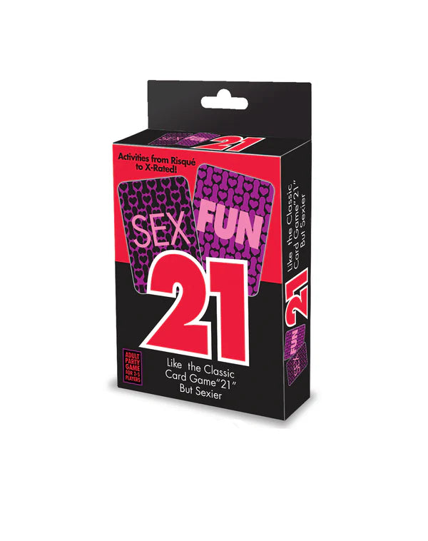 Sex Fun 21 Blackjack Style Sex Card Game
