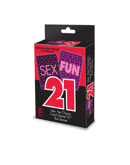 Sex Fun 21 Blackjack Style Sex Card Game