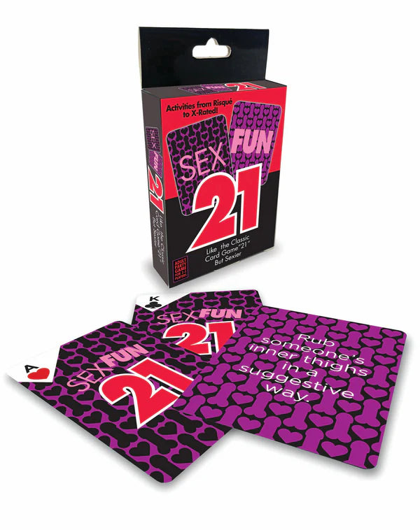Sex Fun 21 Blackjack Style Sex Card Game