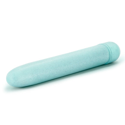 Gaia By Blush® | Eco: Plant-Based 7" Slim Multispeed Vibrator- Aqua