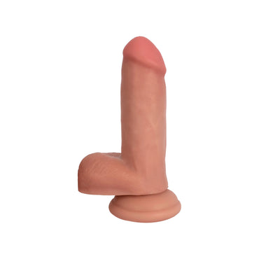 Jock Bareskin Dildo with Balls Vanilla- 6"